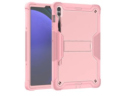 30667 techsuit ochranny kryt rugged tabshell ochranna folia na displej samsung galaxy tab s9 plus ruzovo zlata