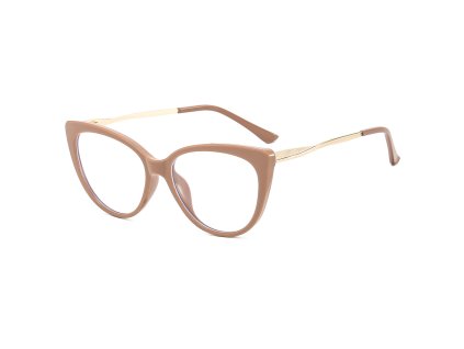 9151 techsuit okuliare proti modremu svetlu reflex metal f5018 c4 cat eye nude