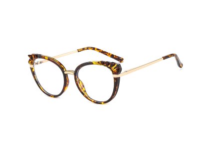 9238 techsuit okuliare proti modremu svetlu reflex metal f5020 lrw cat eye leopard brown