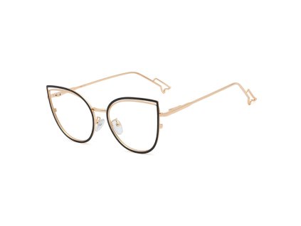 7855 techsuit okuliare proti modremu svetlu reflex metal f95597 c5 butterfly jasno cierne