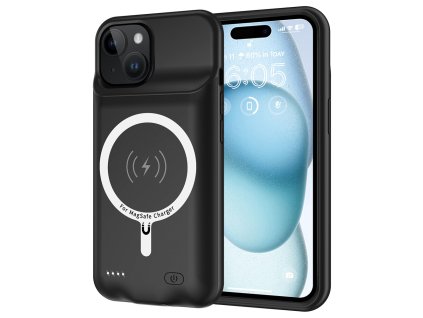 120670 techsuit power pro magsafe battery case iphone 15 7000mah black