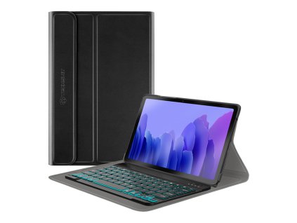 30349 techsuit puzdro cozytab s rgb bezdrotovou magnetickou klavesnicou samsung galaxy tab a7 10 4 2020 t500 t505 cierna