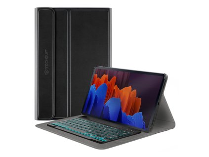 30355 techsuit puzdro cozytab s rgb bezdrotovou magnetickou klavesnicou samsung galaxy tab s7 plus 12 4 t970 t976 cierna