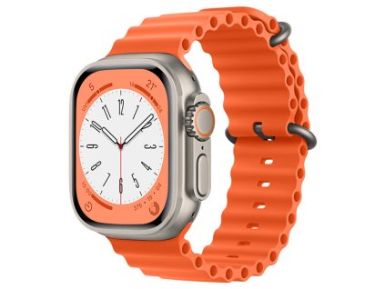 14956 techsuit remienok w038 apple watch 1 2 3 4 5 6 7 8 se se 2 38 40 41mm oranzova