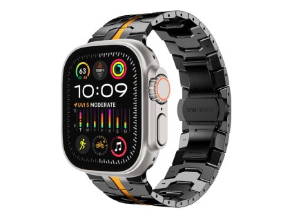 42312 techsuit remienok w063 apple watch 1 2 3 4 5 6 7 8 9 10 se se 2 ultra ultra 2 42 44 45 46 49mm cierno oranzova