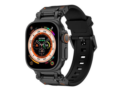 42330 techsuit remienok w064 apple watch 1 2 3 4 5 6 7 8 9 10 se se 2 ultra ultra 2 42 44 45 46 49mm titanovo cierna