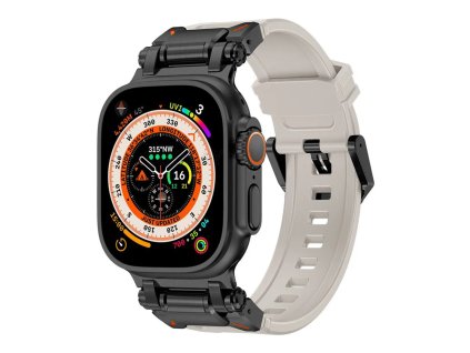 42315 techsuit remienok w064 apple watch 1 2 3 4 5 6 7 8 9 10 se se 2 ultra ultra 2 42 44 45 46 49mm titanovo cierna seda