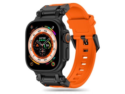 42318 techsuit remienok w064 apple watch 1 2 3 4 5 6 7 8 9 10 se se 2 ultra ultra 2 42 44 45 46 49mm titanovo cierno oranzova