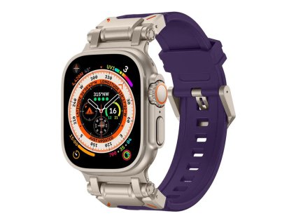 42327 techsuit remienok w064 apple watch 1 2 3 4 5 6 7 8 9 10 se se 2 ultra ultra 2 42 44 45 46 49mm titanovo strieborna fialova