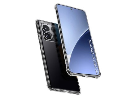 53088 6 techsuit shockproof clear silicone puzdro pre xiaomi 15 pro cire clear