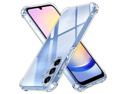 36517 techsuit shockproof ciry silikonovy ochranny obal samsung galaxy a25 5g transparentny