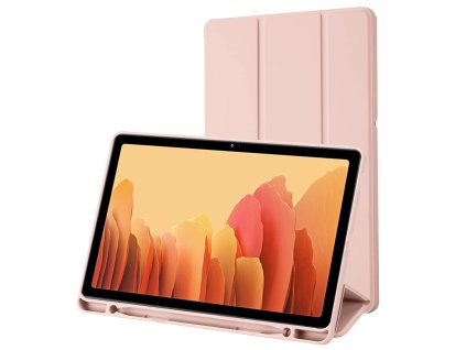 30448 techsuit sklopny obal flex trifold s drziakom na pero samsung galaxy tab a7 10 4 2020 t500 t505 ruzova