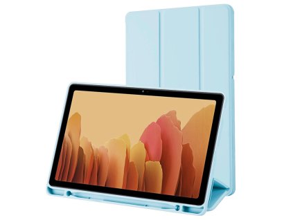 30439 6 techsuit sklopny obal flex trifold s drziakom na pero samsung galaxy tab a7 10 4 2020 t500 t505 sky modra