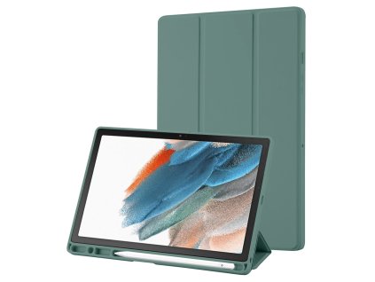 30523 techsuit sklopny obal flex trifold s drziakom na pero samsung galaxy tab a8 10 5 2021 zelena