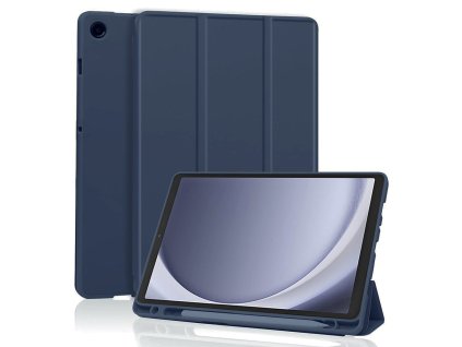 30406 techsuit sklopny obal flex trifold s drziakom na pero samsung galaxy tab a9 tmavo modra