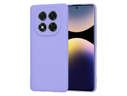 54333 5 techsuit softflex kryt pre xiaomi redmi note 14 pro 5g poco x7 svetlofialovy