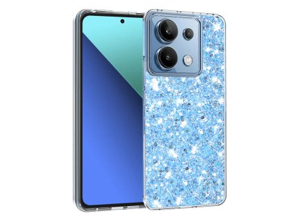 52362 techsuit sparkly glitter puzdro pre xiaomi redmi note 13 4g modre blue