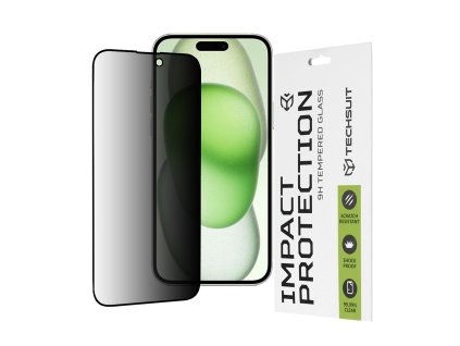 56655 techsuit tvrdene sklo 111d privacy full glue pre iphone 15 plus iphone 16 plus cierne