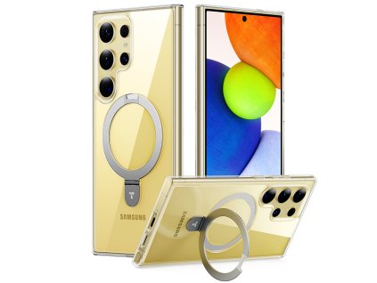 56478 torras ostand series priehladny kryt s nastavitelnym stojanom samsung galaxy s24 ultra priehladny