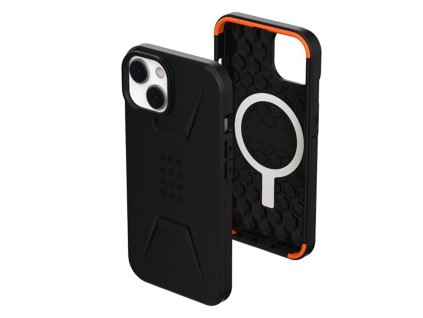 43488 uag civilian magsafe puzdro na iphone 14 cierna