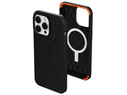 43494 uag civilian magsafe puzdro na iphone 14 pro cierna