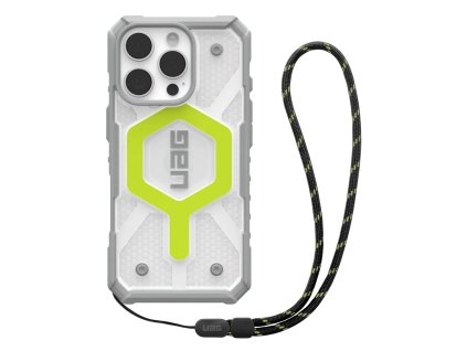 43326 uag pathfinder clear magsafe extremne odolny kryt na iphone 16 pro max aktivna neonova s putkom