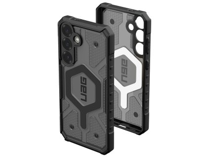 56529 uag pathfinder clear magsafe odolny priehladny kryt s magsafe samsung galaxy s25 plus sivy ash