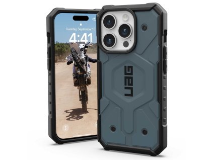 43779 uag pathfinder magsafe extremne odolny kryt na iphone 15 pro max oblacna modra