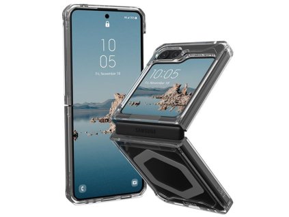 42708 uag plyo pro obal pre samsung galaxy z flip5 ladovo strieborna