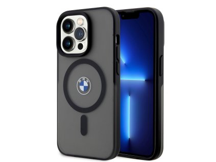 58722 bmw magsafe pevny kryt s iml signature dizajnom pre iphone 15 pro cierny
