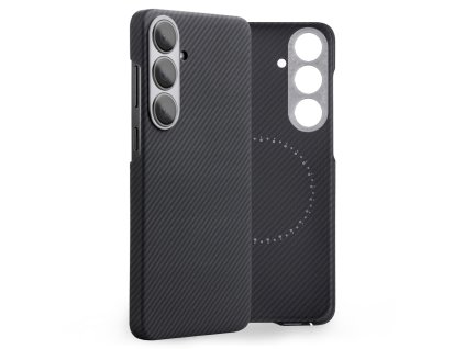 64317 edizard air magsafe case puzdro na samsung galaxy s25 plus cierne