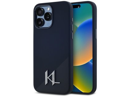58692 karl lagerfeld silicone magsafe kryt na iphone 15 pro shadow metal initial
