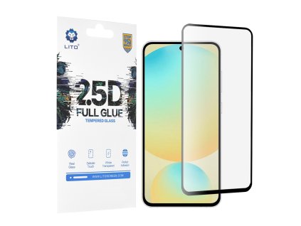 65778 lito 2 5d fullglue glass ochranne sklo na samsung galaxy s24 fe cierne