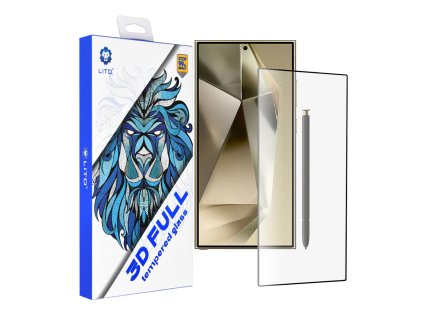 65994 lito 3d full ultra thin ochranne sklo na samsung galaxy s24 ultra cierne