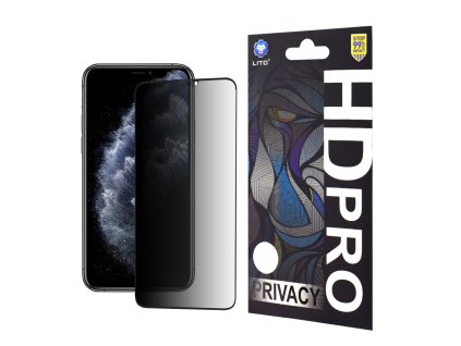 59910 lito hd pro privacy ochranne sklo na iphone xs max iphone 11 pro max cierne