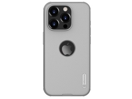 60816 nillkin super frosted shield pro logo cutout kryt na iphone 16 pro max titanovo sivy