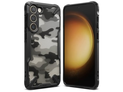 64527 ringke fusion x design kryt na samsung galaxy s23 plus camo black