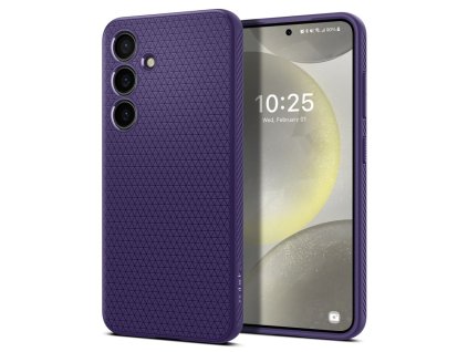 64134 spigen liquid air kryt na samsung galaxy s24 tmavo fialove deep purple