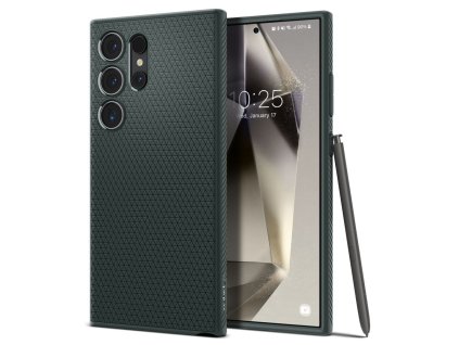 64152 spigen liquid air kryt na samsung galaxy s24 ultra tmavozelene abyss green