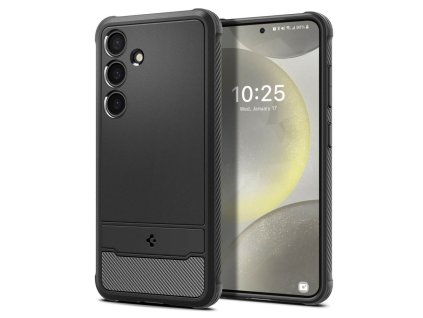 64191 spigen rugged armor kryt na samsung galaxy s24 fe matne cierne