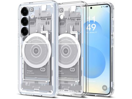 75762 spigen ultra hybrid zero one magsafe puzdro pre samsung galaxy s25 biele