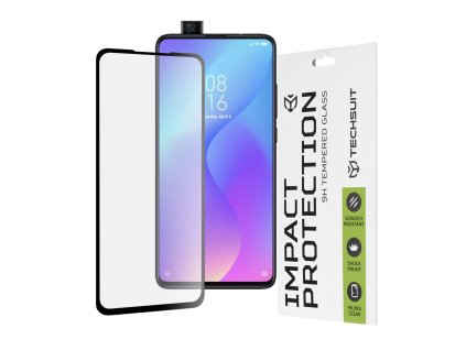 73389 techsuit 111d full cover full glue glass tvrdene sklo pre xiaomi mi 9t mi 9t pro redmi k20 redmi k20 pro cierne