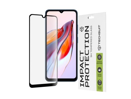 73515 techsuit 111d full cover full glue glass tvrdene sklo pre xiaomi redmi 10c redmi 12c poco c40 cierne
