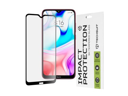 73392 techsuit 111d full cover full glue glass tvrdene sklo pre xiaomi redmi 8 redmi 8a cierne