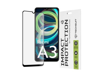 73803 techsuit 111d full cover full glue glass tvrdene sklo pre xiaomi redmi a3 redmi a3x cierne