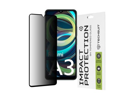 73992 techsuit 111d privacy full glue privacy tvrdene sklo pre xiaomi redmi a3 redmi a3x cierne