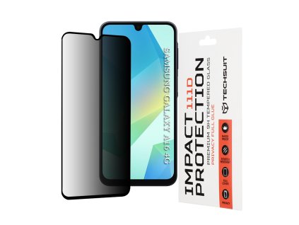 70542 techsuit 111d privacy full glue ochranne sklo na samsung galaxy a16 4g a16 5g cierne