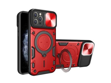 60183 techsuit camguard pro kryt na iphone 11 pro max cerveny