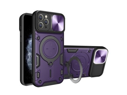 60186 techsuit camguard pro kryt na iphone 11 pro max fialovy
