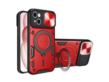 60222 techsuit camguard pro kryt na iphone 15 cerveny